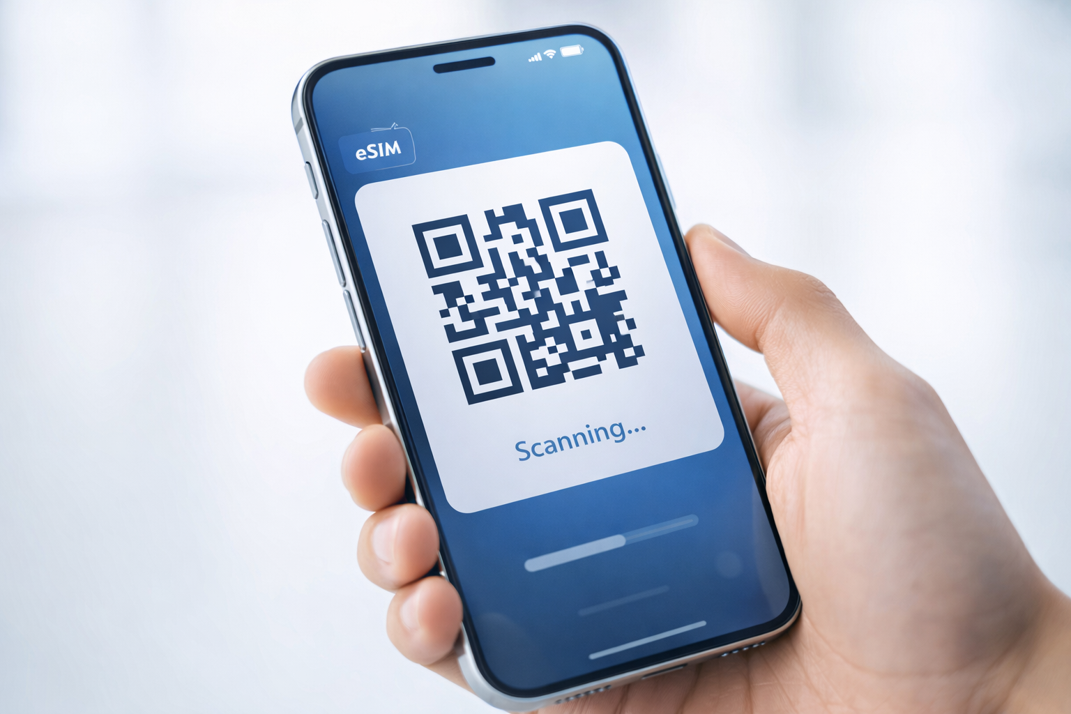 Online eSIM registration form